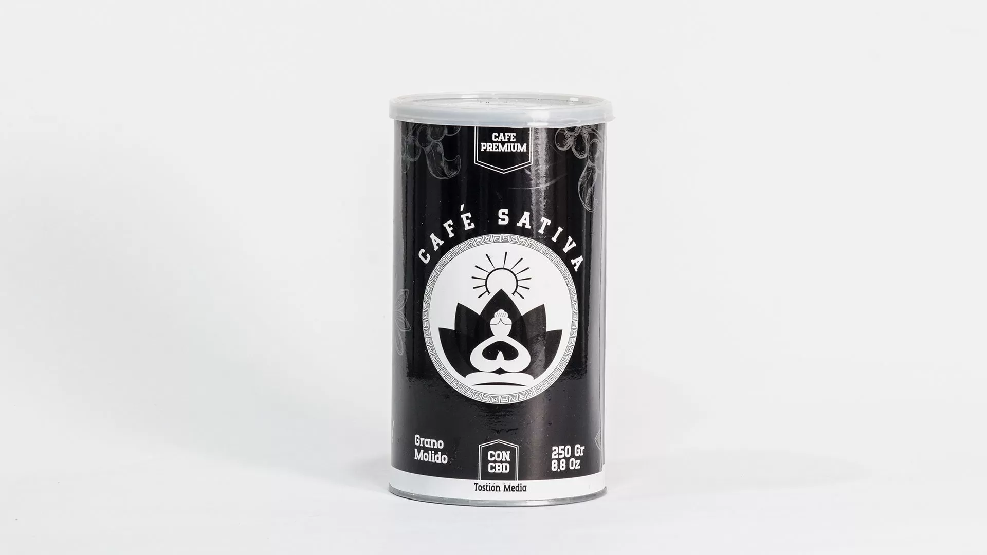 Café grano molido con CBD y cafeína 250gr